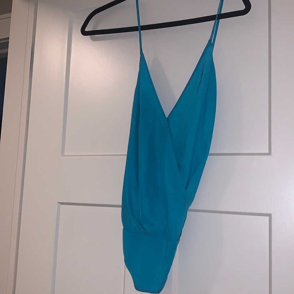 Bright blue Bebe Bodysuit